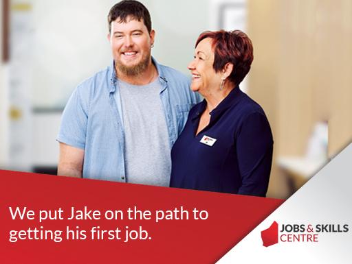 Jake at the Jobs and Skills Centre